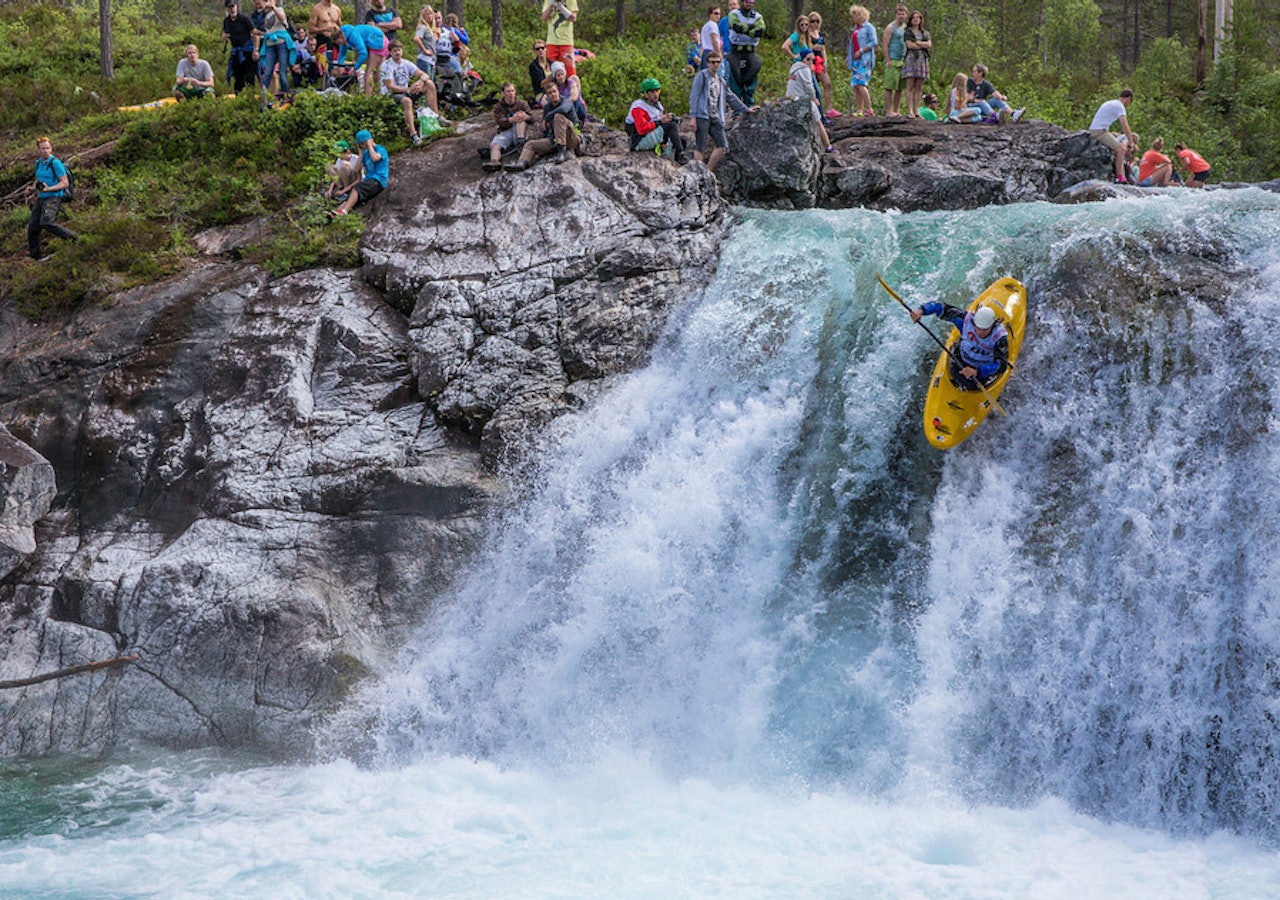 BRANDSETH I GÅR: Nokså lav vannstand, men fine forhold likevel. Foto: Tommy Østby BRANDSETH I GÅR: Nokså lav vannstand, men fine forhold likevel. Foto: Tommy Østby