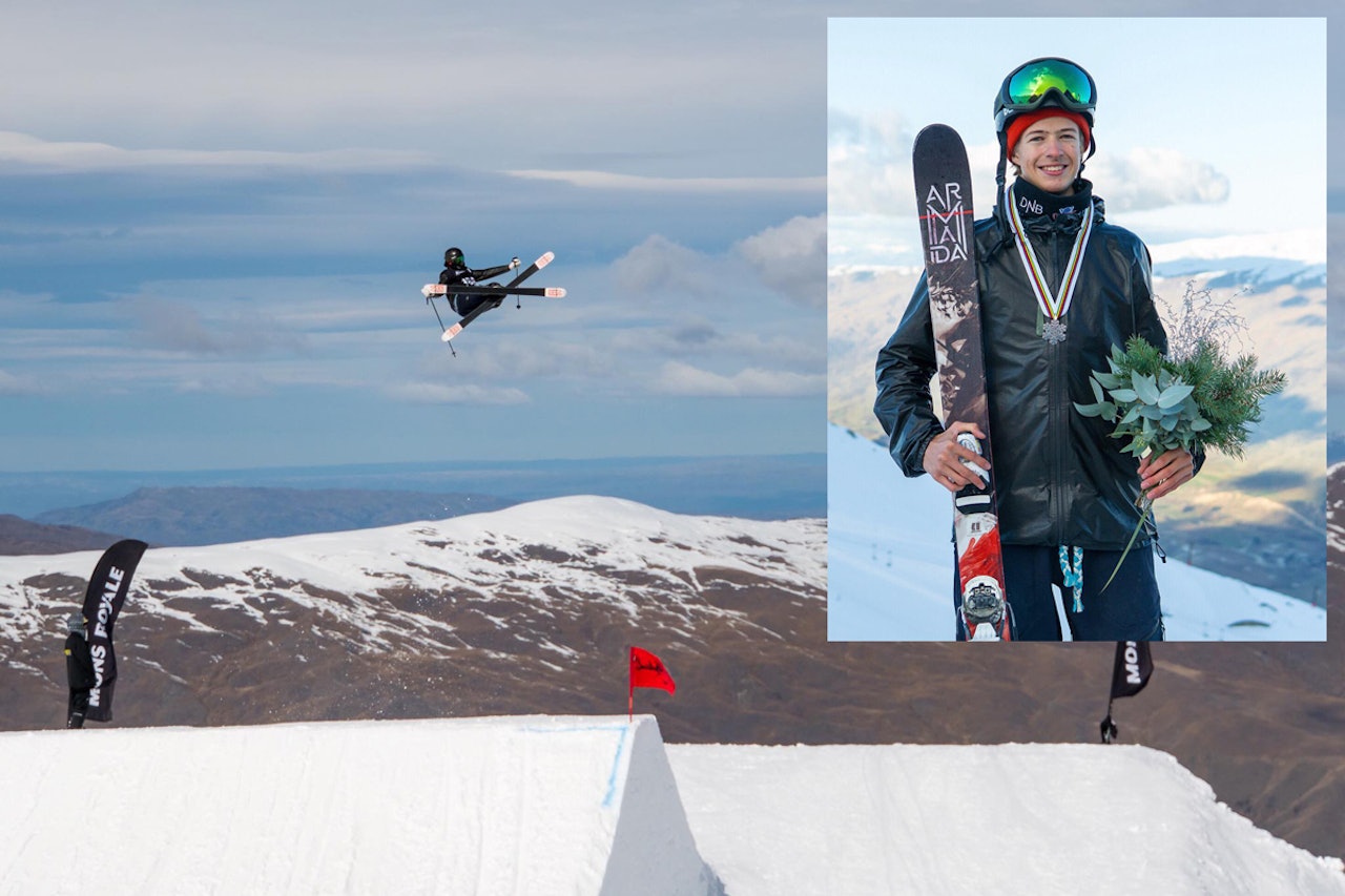IMPONERER: Med andreplass i Junior-VM i slopestyle beviser Sebastian Schjerve det gror godt under de etablerte, norske landslagskjørerne. Foto: Christopher Schach/ Nor Freeski IMPONERER: Med andreplass i Junior-VM i slopestyle beviser Sebastian Schjerve det gror godt under de etablerte, norske landslagskjørerne. Foto: Christopher Schach/ Nor Freeski