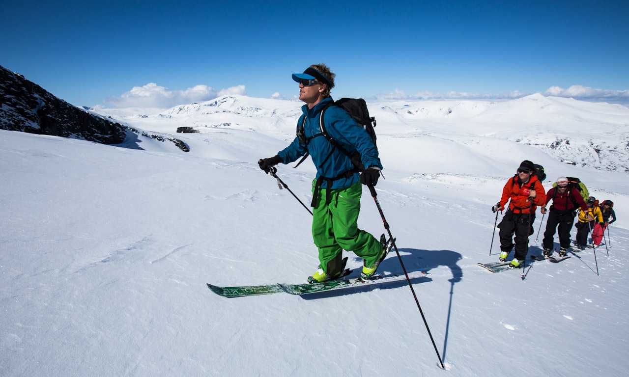 NORSK HAUTE ROUTE: Stiller du opp på foredraget til Stian Hagen i Bergen får du vite mer om hvor ruta gjennom Jotunheimen skal gå. Bilde: Christian Nerdrum NORSK HAUTE ROUTE: Stiller du opp på foredraget til Stian Hagen i Bergen får du vite mer om hvor ruta gjennom Jotunheimen skal gå. Bilde: Christian Nerdrum