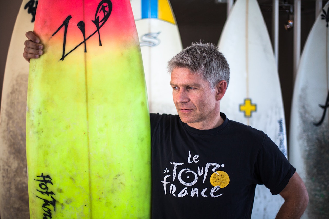 LOKAL: Som den første til å surfe på spotten i Larvik føler Ivar Eidsten Trondsen eierskap til Saltstein. Derfor tar han affære. Bilde: Christian Nerdrum LOKAL: Som den første til å surfe på spotten i Larvik føler Ivar Eidsten Trondsen eierskap til Saltstein. Derfor tar han affære. Bilde: Christian Nerdrum