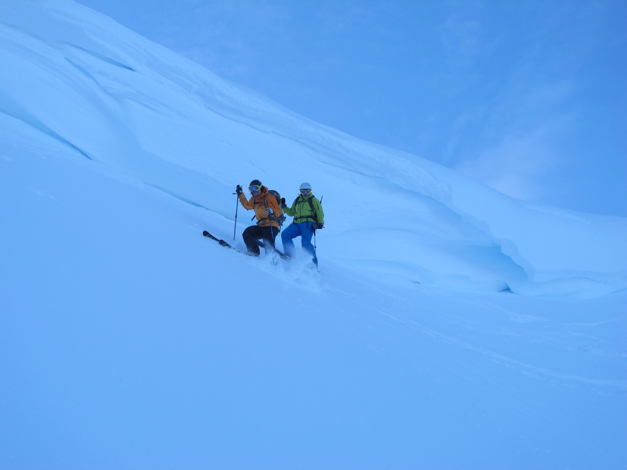 HURTIGSJEKK: En kjapp kontroll av underlaget er viktig før man utsetter seg for store skavler. Foto: Bård Smestad HURTIGSJEKK: En kjapp kontroll av underlaget er viktig før man utsetter seg for store skavler. Foto: Bård Smestad