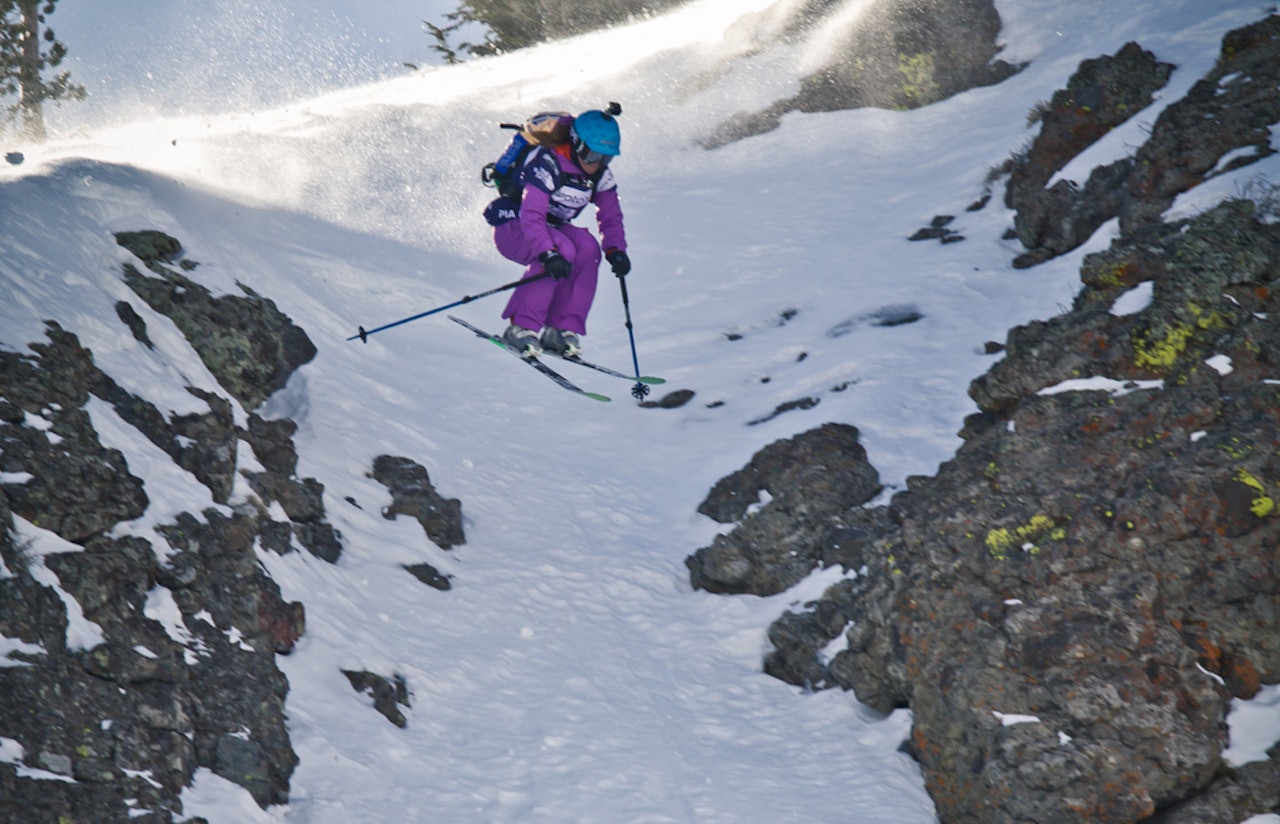 KREVENDE FØRE: Pia Nic Gundersen holder koken på krevende føre, som her i Kirkwood i fjor. Foto: AJ Immerson KREVENDE FØRE: Pia Nic Gundersen holder koken på krevende føre, som her i Kirkwood i fjor. Foto: AJ Immerson