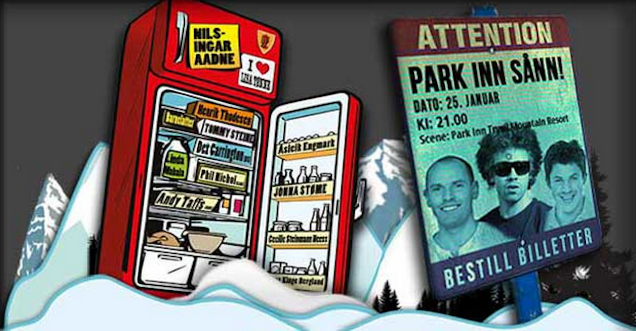 HELT LATTERLIG: Henrik Thodesen, Tommy Steine, Jonna Støme, Åsleik Engmark, Andy Taffs, Cecilie Steinmann Neess. Nils-Ingar Aadne, Dex Carrington, Jonas Kinge Bergland, Lisa Tønne, Henrik Thodesen, Phil Nichol, Jonas Kinge Bergland kommer, kommer du? HELT LATTERLIG: Henrik Thodesen, Tommy Steine, Jonna Støme, Åsleik Engmark, Andy Taffs, Cecilie Steinmann Neess. Nils-Ingar Aadne, Dex Carrington, Jonas Kinge Bergland, Lisa Tønne, Henrik Thodesen, Phil Nichol, Jonas Kinge Bergland kommer, kommer du?