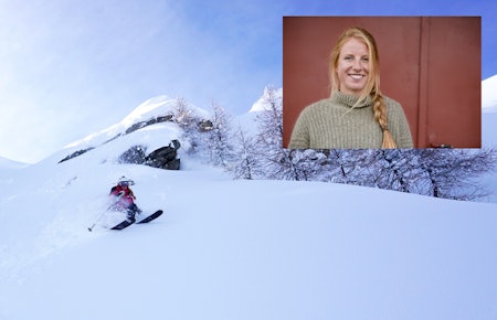 RÅSKALLE: Ida kjører fletta av de fleste på ski. Foto: Johanne Askim Adde og Martin Innerdal Dalen.