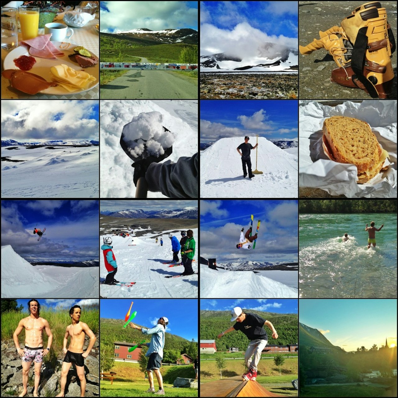 EVENS SOMMER: Som Even sier selv: – I disse instagramtider blir det en sommerbildemontasje fra Juvass. En dag på camp! EVENS SOMMER: Som Even sier selv: – I disse instagramtider blir det en sommerbildemontasje fra Juvass. En dag på camp!