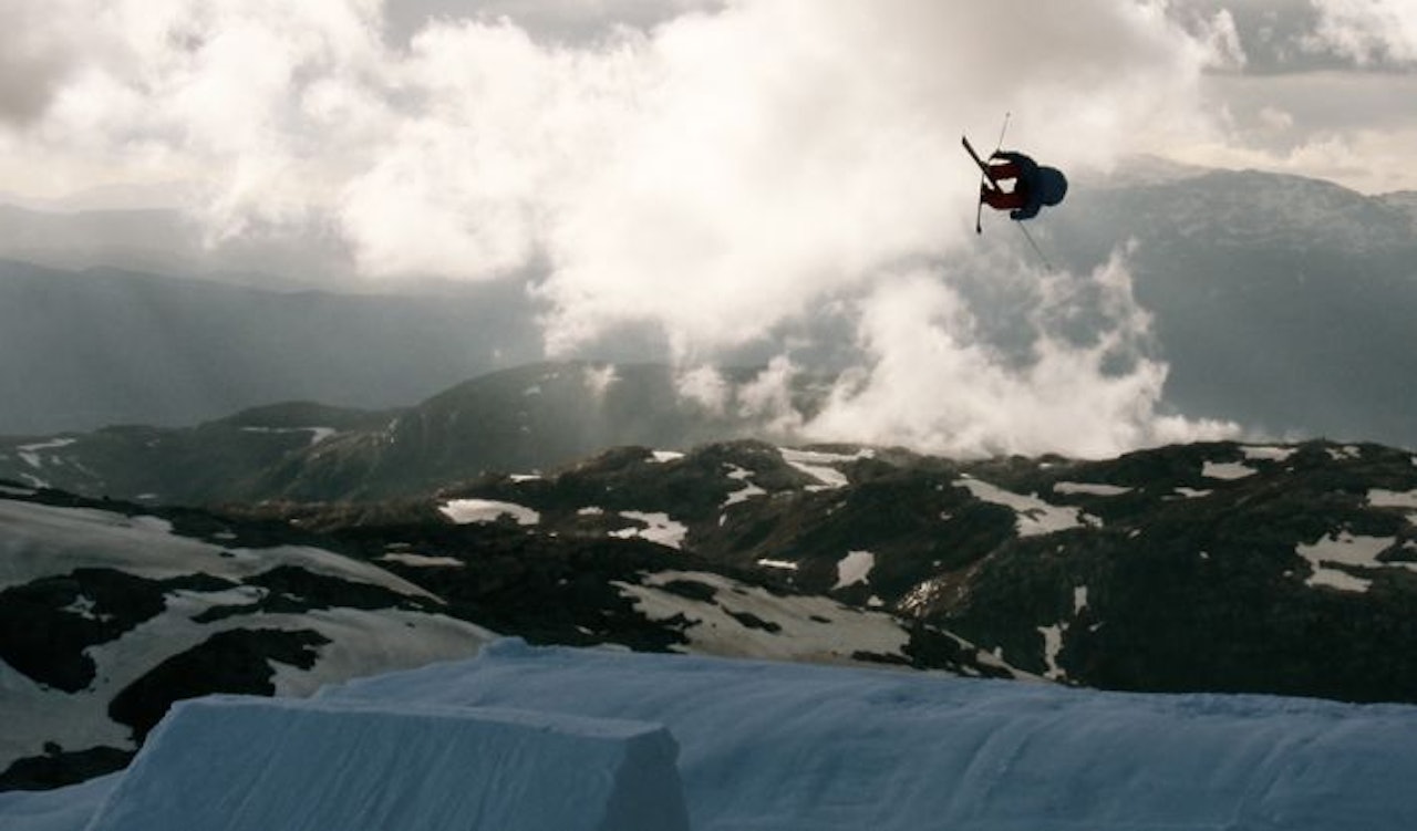 FINE FORHOLD: Været på Folgefonna ble endelig bra! Foto: Jon Olsson.