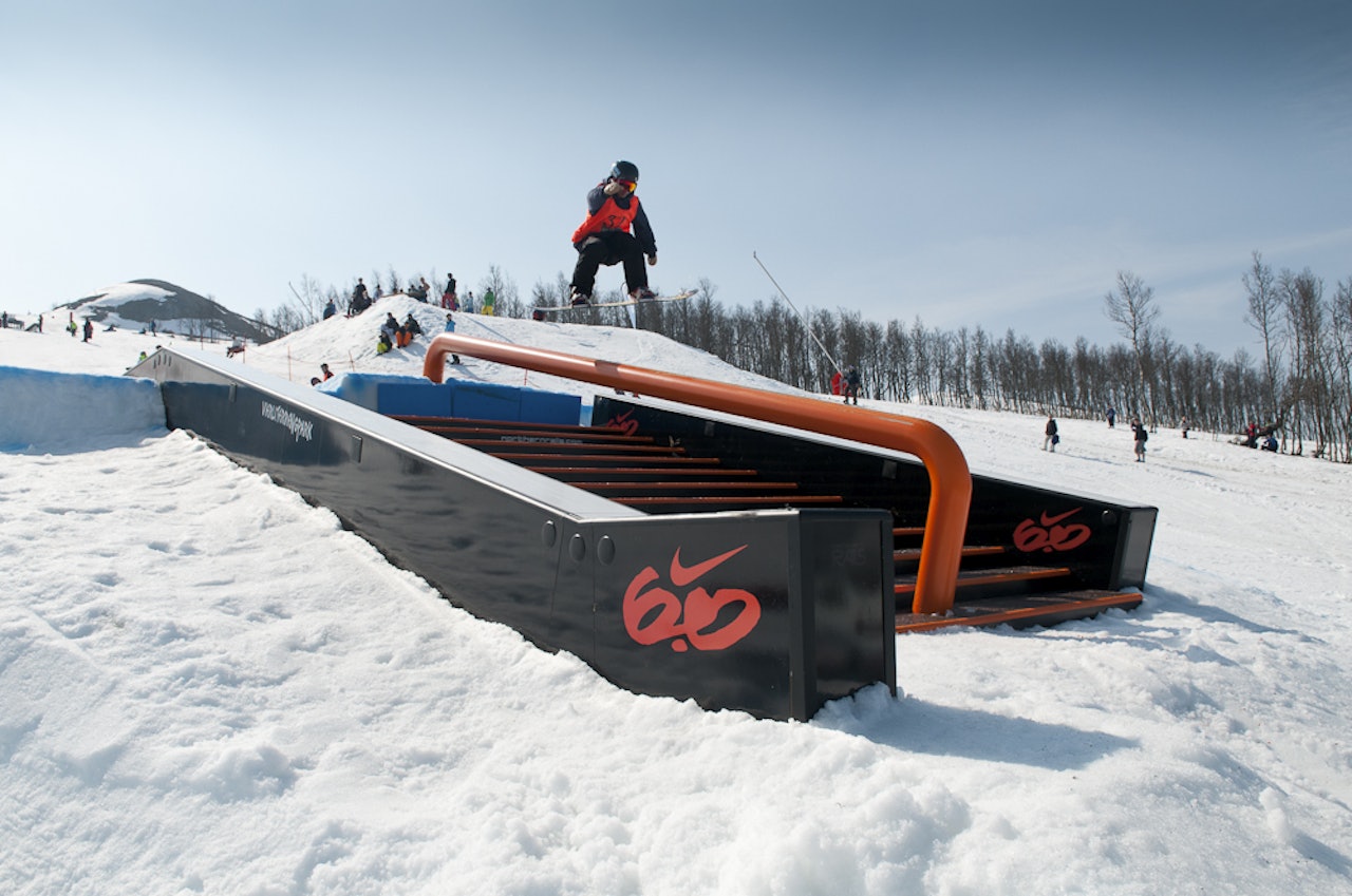 FLERE RAILS: Vierli lover enda flere rails, blant anet ny staircase, til sesongstarten 29. oktober. Foto: Peter Gløersen FLERE RAILS: Vierli lover enda flere rails, blant anet ny staircase, til sesongstarten 29. oktober. Foto: Peter Gløersen