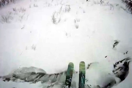 OVERØYE LEVERTE: De fleste dro til Stranda, så det var nesten folketomt i puddersnøen på Arena Overøye! Stranda Stordal OVerøye Arena freeride frikjøring