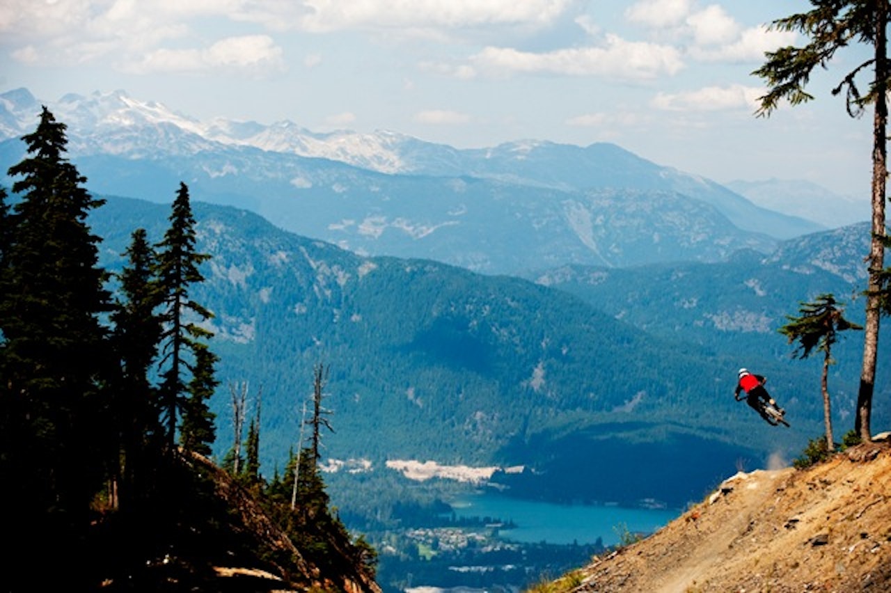 WHISTLER: Norgesvennen "Kiwi" Steve Murphy i Whistler Bike Park. Bilde: Mattias Fredriksson. WHISTLER: Norgesvennen "Kiwi" Steve Murphy i Whistler Bike Park. Bilde: Mattias Fredriksson.