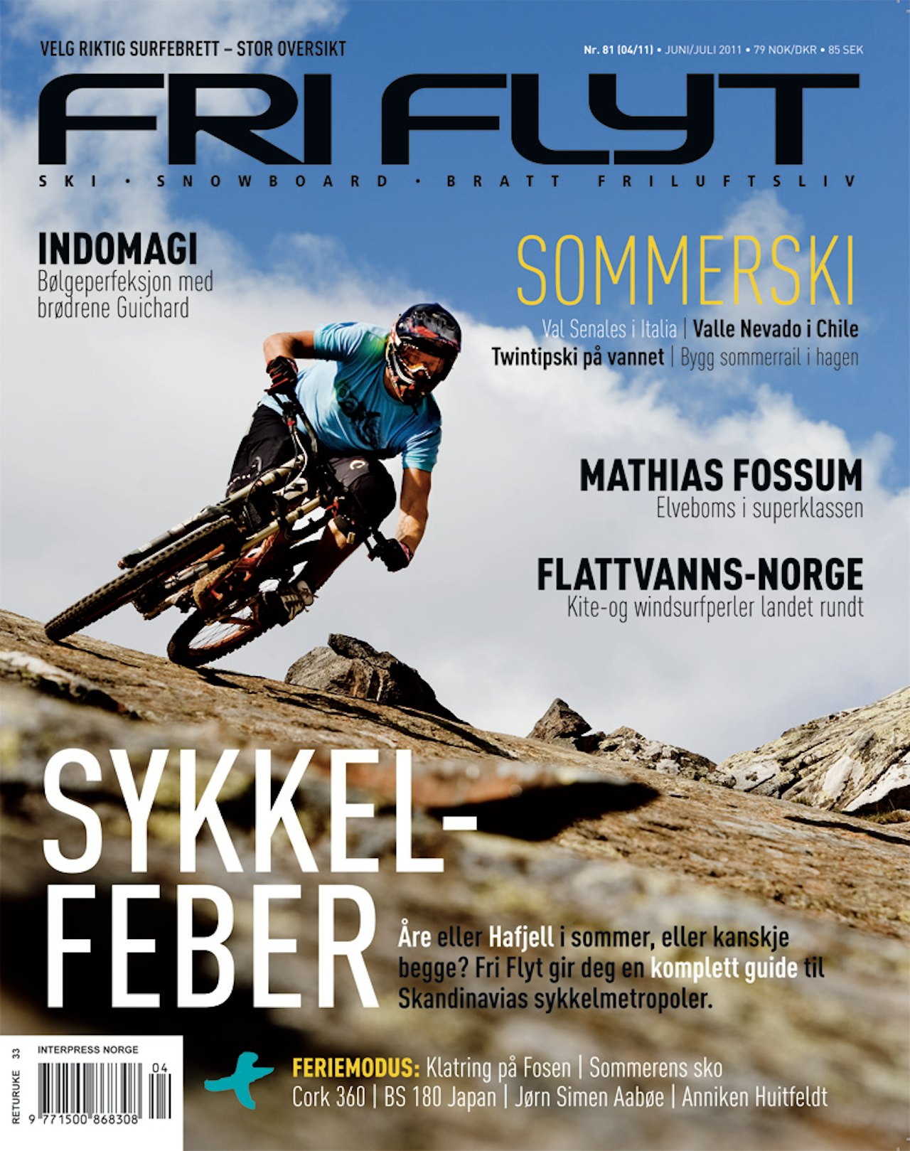 HÄLLRAJD: Coverbildet på Fri Flyt 81 er tatt av Mattias Fredriksson, og viser Trond Hansen i aksjon i løypa Hällrajd i Åre Bike Park. HÄLLRAJD: Coverbildet på Fri Flyt 81 er tatt av Mattias Fredriksson, og viser Trond Hansen i aksjon i løypa Hällrajd i Åre Bike Park.