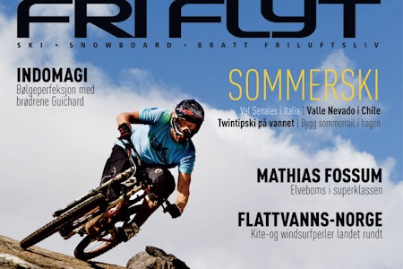 HÄLLRAJD: Coverbildet på Fri Flyt 81 er tatt av Mattias Fredriksson, og viser Trond Hansen i aksjon i løypa Hällrajd i Åre Bike Park. 