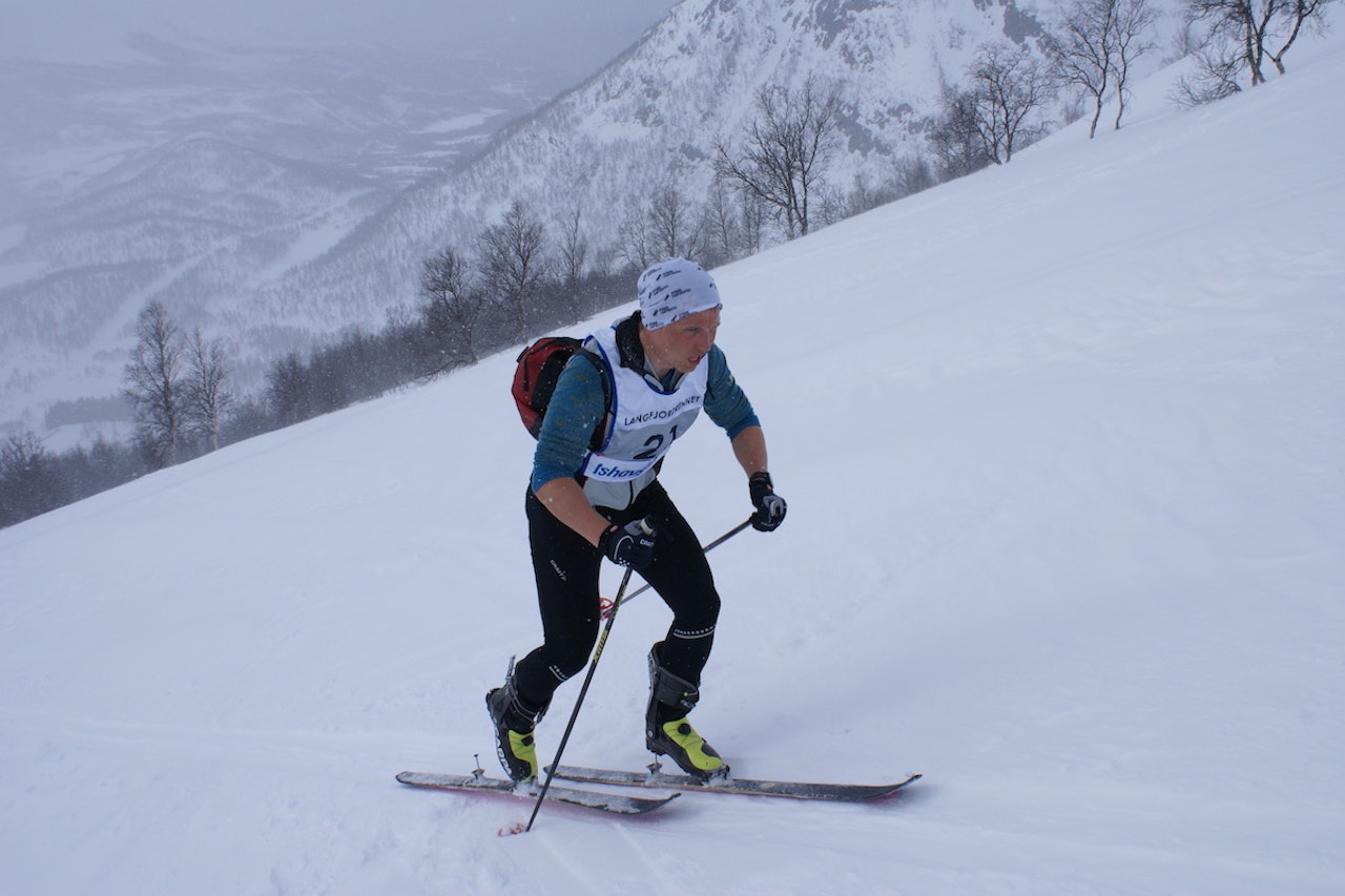 Daniel Boberg Leirbakken forsvarte seieren fra i fjor på Langfjordrennet i helga. Foto: Morten Fuggeli Daniel Boberg Leirbakken forsvarte seieren fra i fjor på Langfjordrennet i helga. Foto: Morten Fuggeli