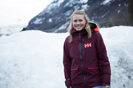 FAVORITT: Kamilla Bratteteig fra Røldal ligger godt an til å vinne norgescupen i frikjøring sammenlagt. Foto: Tore Meirik