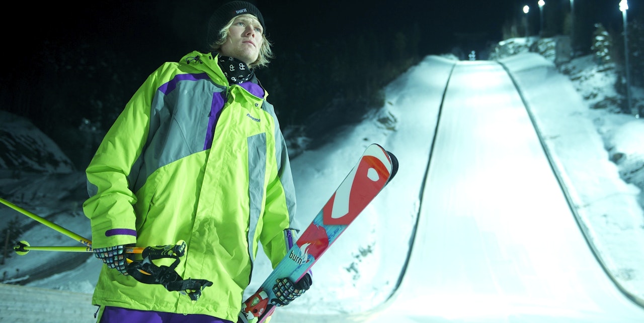 VERDENSREKORD: Anders Backe på hjemmebane i Vikersund. VERDENSREKORD: Anders Backe på hjemmebane i Vikersund.