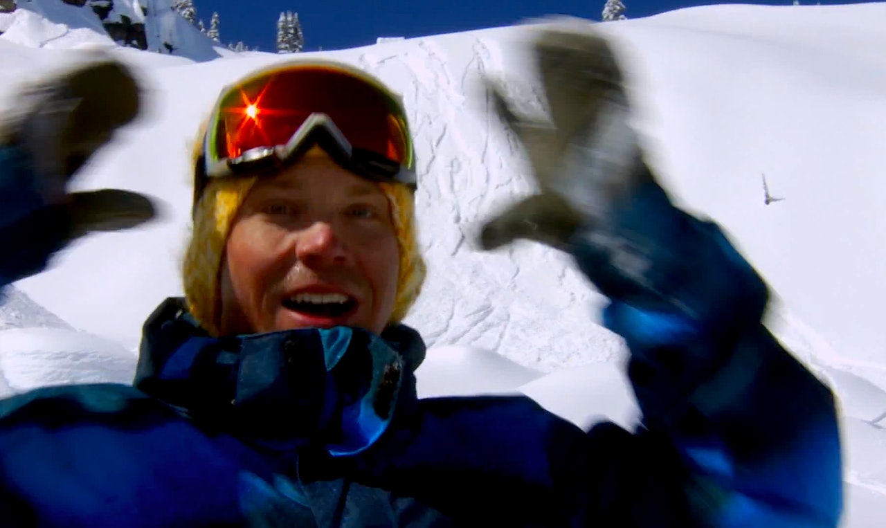 GLED DEG: Travis Rice senker ikke akkurat forventningene til sin storproduksjon. GLED DEG: Travis Rice senker ikke akkurat forventningene til sin storproduksjon.