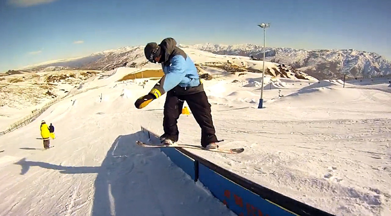 SNOW PARK: Brage Richenberg i superfristende Snow Park på New Zealand. SNOW PARK: Brage Richenberg i superfristende Snow Park på New Zealand.