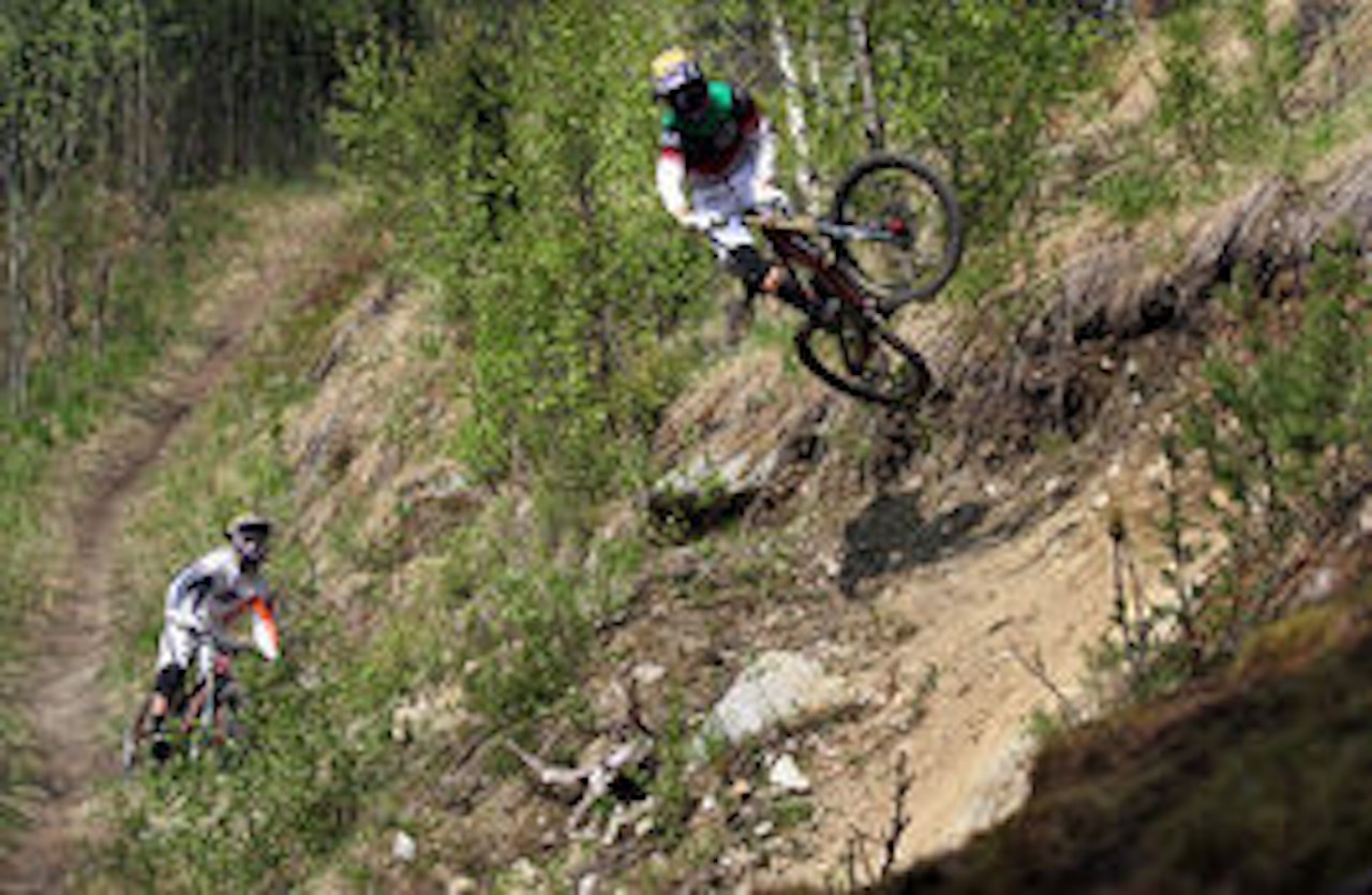 RASKE MENN: Terje Nylende og Zakarias Blom Johansen. Foto: Terje S.R Mork RASKE MENN: Terje Nylende og Zakarias Blom Johansen. Foto: Terje S.R Mork