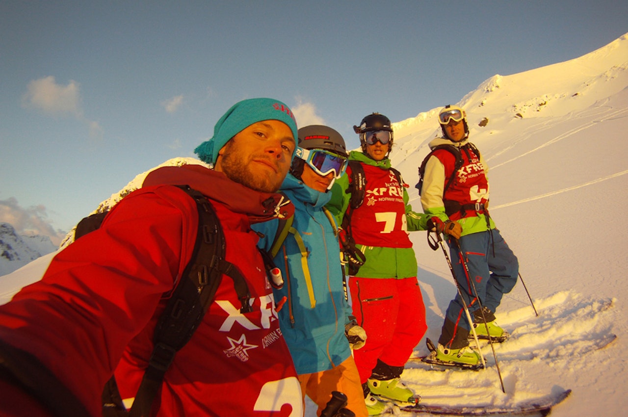 STOKA GJENG: Sigurd Løvfall, Øyvind Skumlien, Alexander Kristensen og Karl Jørgensen fikk en fet dag på ski, selv om rennet ble avlyst! Foto: Sigurd Løvfall STOKA GJENG: Sigurd Løvfall, Øyvind Skumlien, Alexander Kristensen og Karl Jørgensen fikk en fet dag på ski, selv om rennet ble avlyst! Foto: Sigurd Løvfall