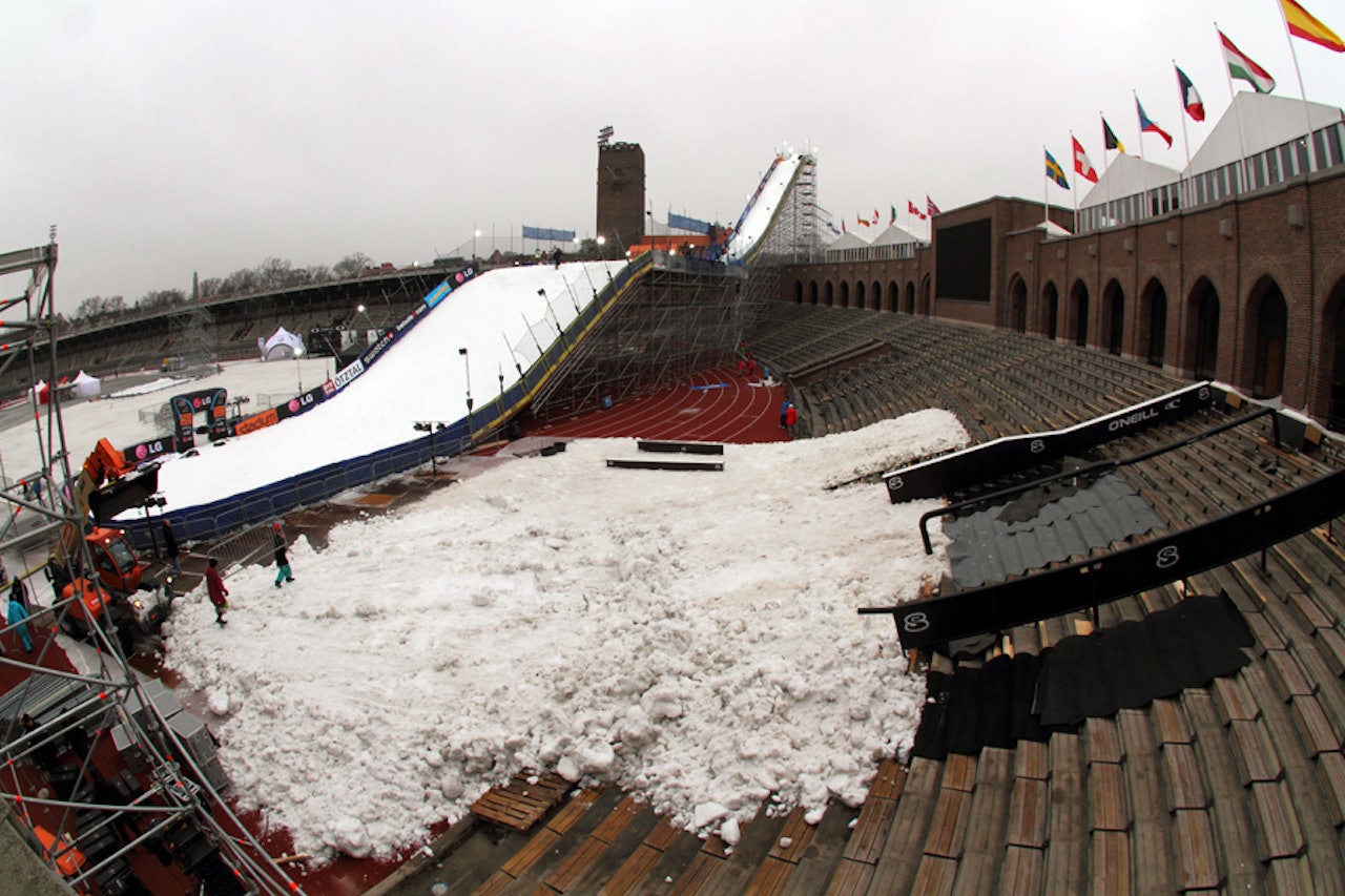 URBAN PARK: Hoppet er klart, det er også railsene som kidsa får holde på med. Foto: Tore Meirik URBAN PARK: Hoppet er klart, det er også railsene som kidsa får holde på med. Foto: Tore Meirik