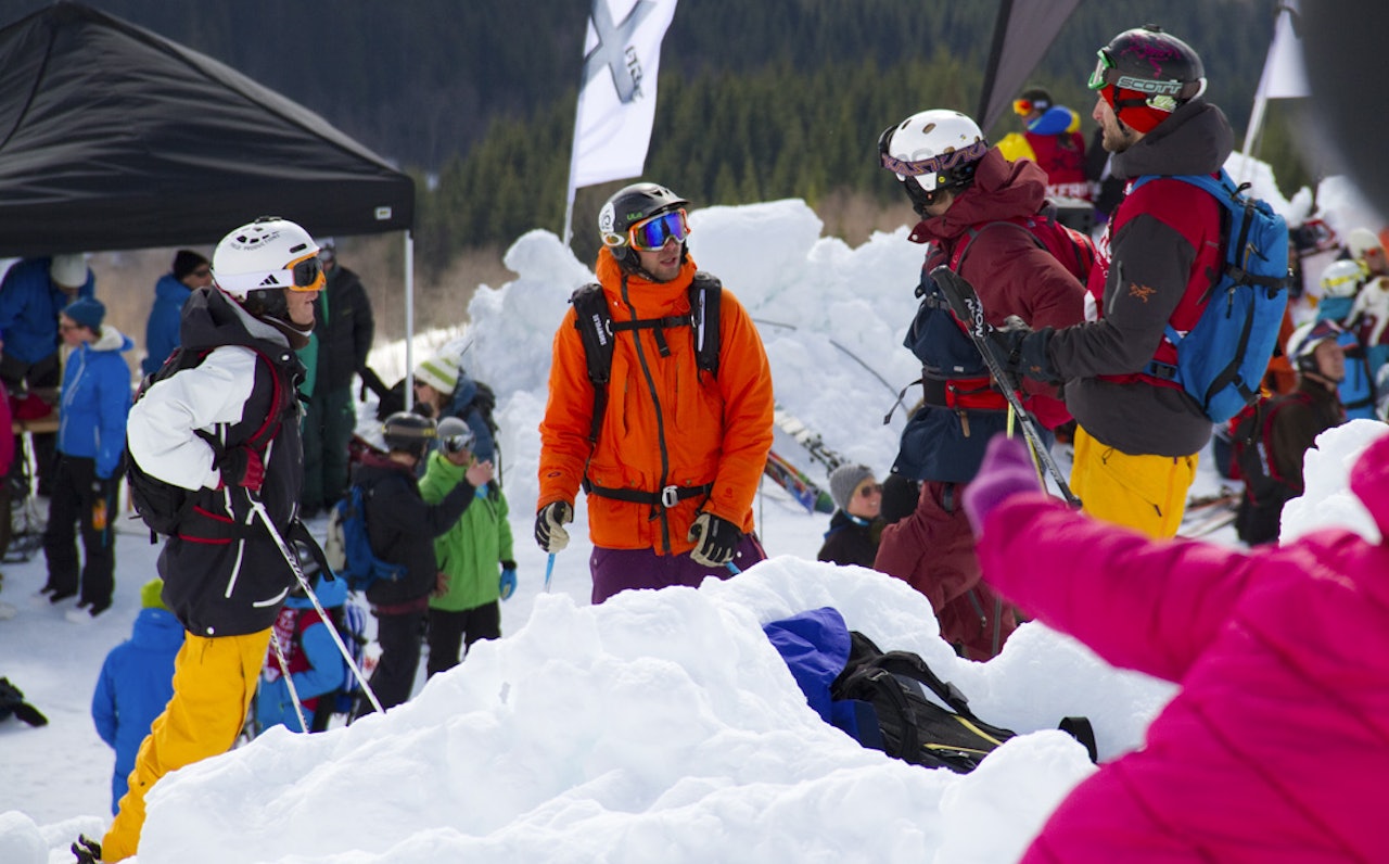 ENIGE: Løperne var enig i avgjørelsen om å avlyse Xfree. Foto: Øystein Frøyland ENIGE: Løperne var enig i avgjørelsen om å avlyse Xfree. Foto: Øystein Frøyland