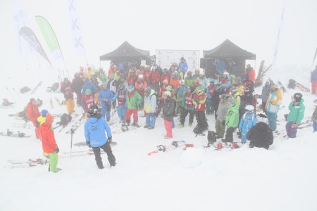 DÅRLIG SIKT: På grunn av mye snø og dårlig sikt måtte desverre dagens kvalifisering i Xfree avlyses. Foto: Øystein Frøyland