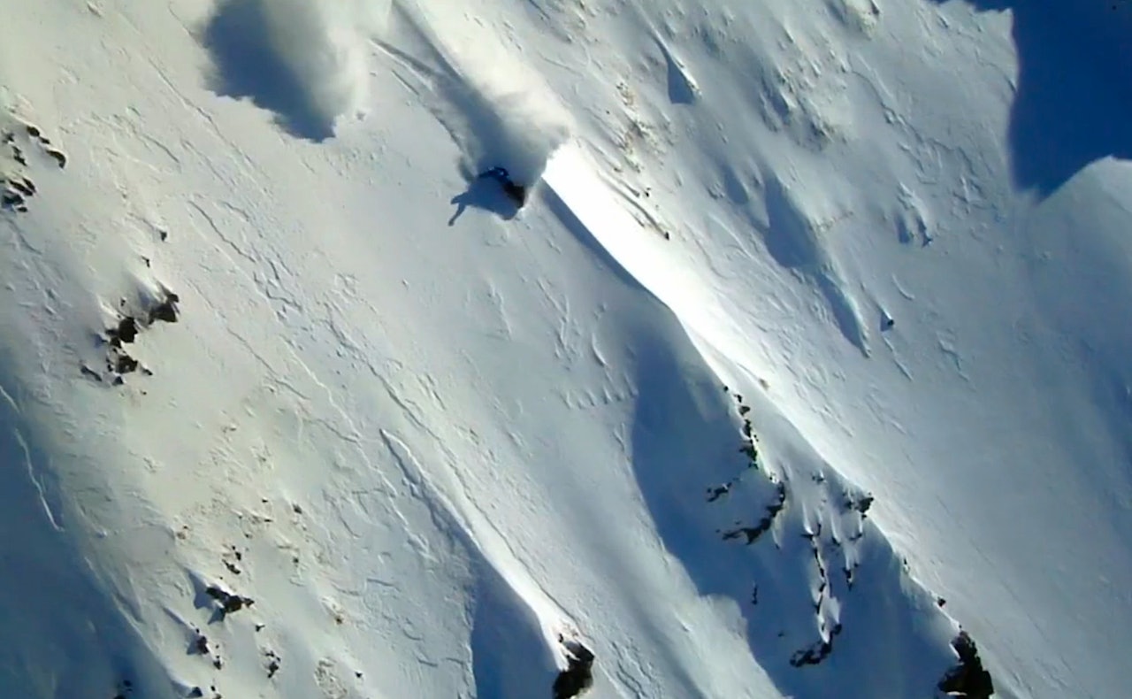 SOLID LINJE: Denne linja, med en backside 360 på slutten, bidro til at Evensen vant Oxbow Back To Powder-konkurransen forrige sesong. SOLID LINJE: Denne linja, med en backside 360 på slutten, bidro til at Evensen vant Oxbow Back To Powder-konkurransen forrige sesong.