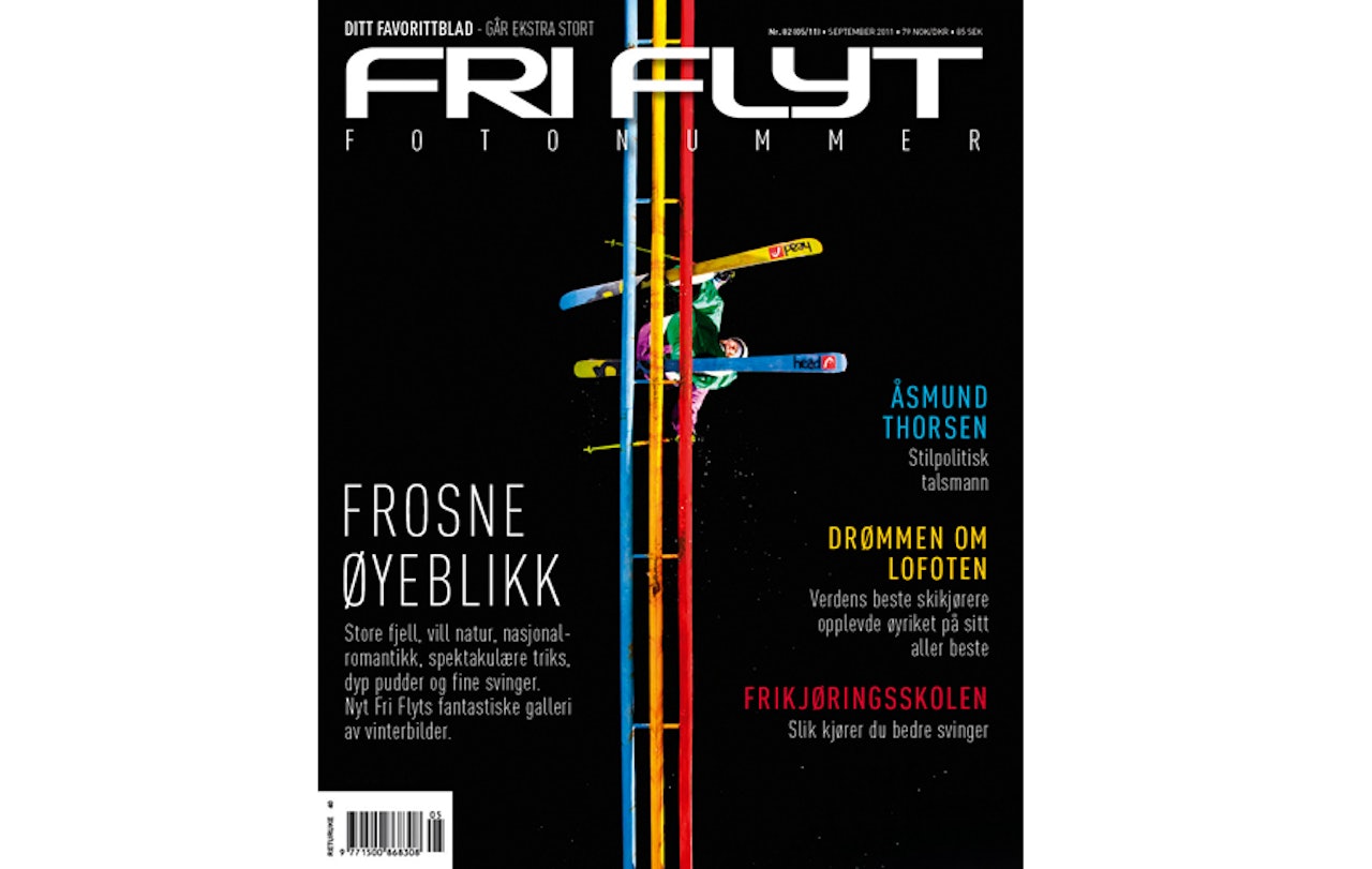 LESS IS THE NEW BLACK: Fargetrollmann Olav Stubberud knipsa bildet av Anders Backe på en rail i Trondheim. LESS IS THE NEW BLACK: Fargetrollmann Olav Stubberud knipsa bildet av Anders Backe på en rail i Trondheim.