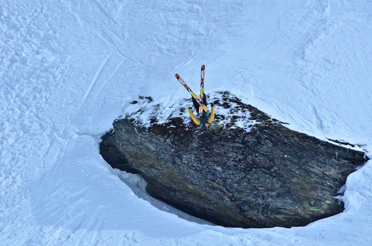 BACKFLIP: Ikke akkurat juniorkjøring da juniorene kjørte freeride-NM i dag! Foto: Hallstein D. Mala BACKFLIP: Ikke akkurat juniorkjøring da juniorene kjørte freeride-NM i dag! Foto: Hallstein D. Mala
