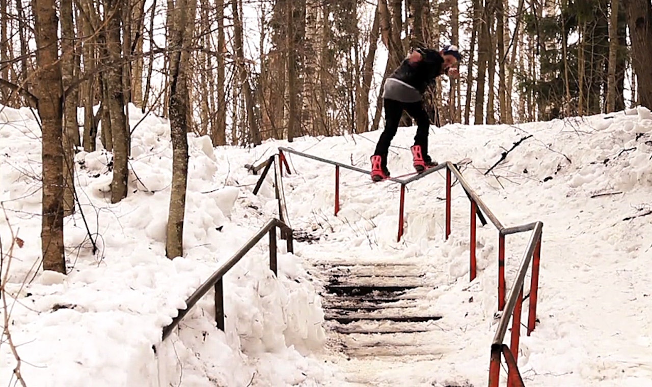 TØFFINGER: Gutta er ikke redde for kinkige rails. TØFFINGER: Gutta er ikke redde for kinkige rails.