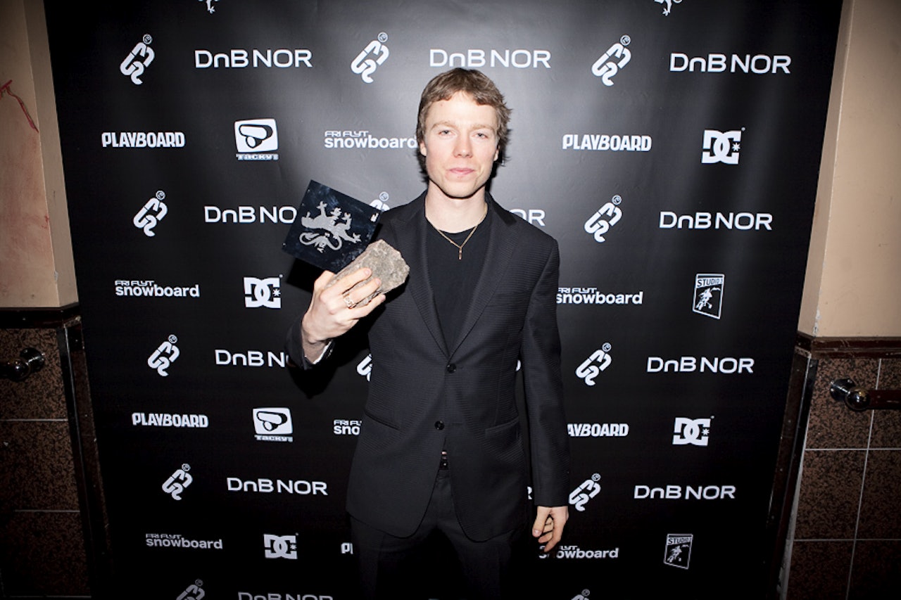 ÅRETS MANNLIGE SNOWBOARDER: Torstein Horgmo. ÅRETS MANNLIGE SNOWBOARDER: Torstein Horgmo.