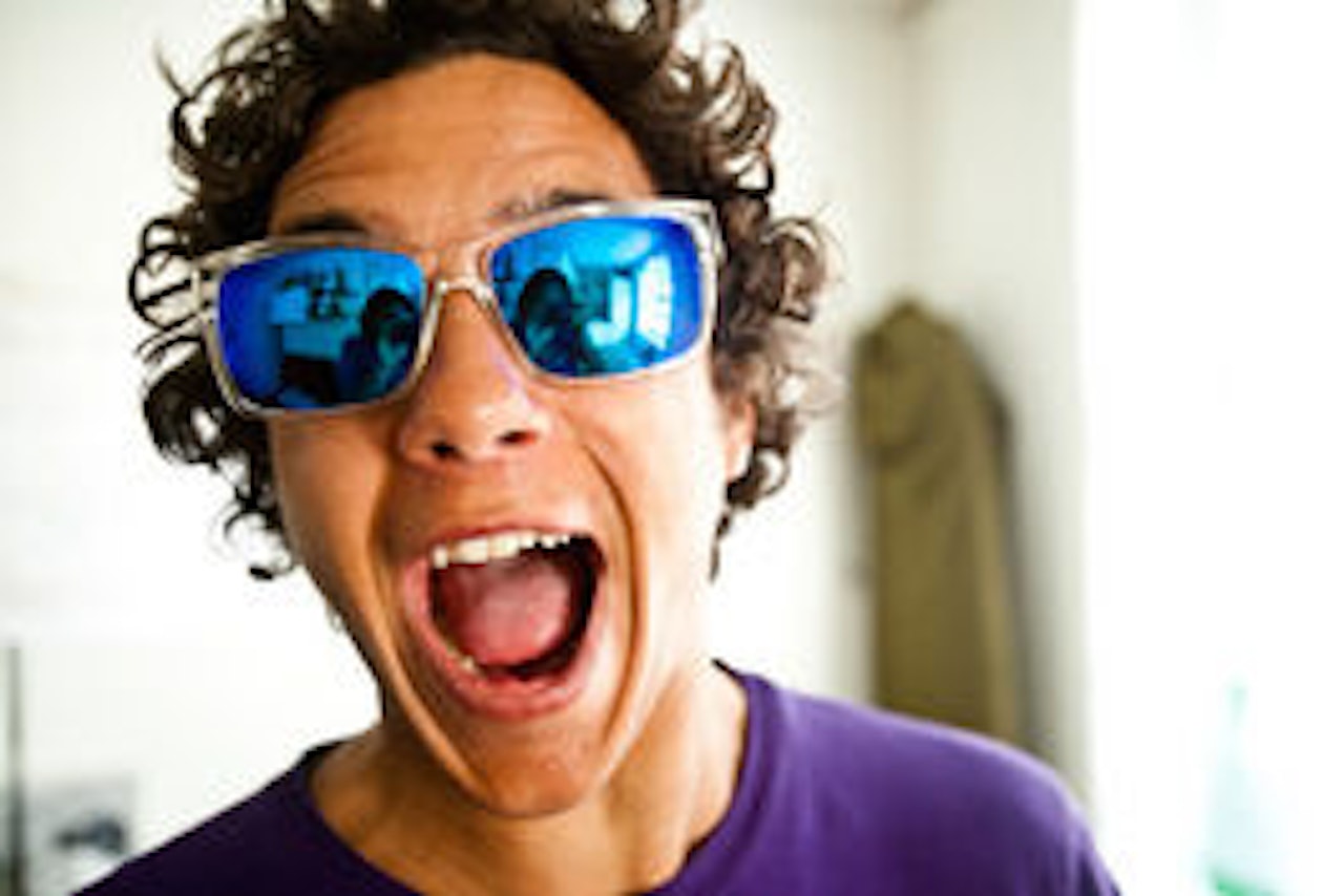 GLAD: Luca Petersen-Guichard fikk en pangstart på konkurransesesongen. Bilde: Bror GLAD: Luca Petersen-Guichard fikk en pangstart på konkurransesesongen. Bilde: Bror