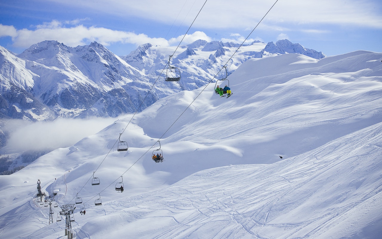DISENTIS: Skianlegget tilbyr et omfattende frikjøringsterreng med varierende vanskelighetsgrad som er tilgjengelig rett fra heisene, og over 1600 høydemeter fra topp til bunn.