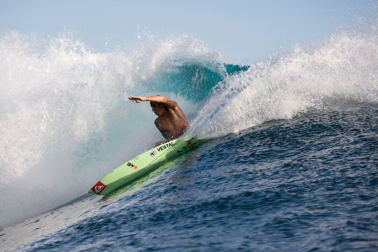 SURFETØFFING: Clay Marzo er en råskalle. SURFETØFFING: Clay Marzo er en råskalle.