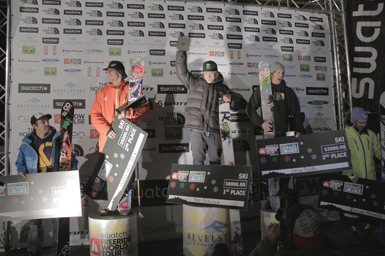 TOPP TRE HERRER: 1. Kye Petersen 2. Oakley White-Allen 3. Drew Tabke TOPP TRE HERRER: 1. Kye Petersen 2. Oakley White-Allen 3. Drew Tabke