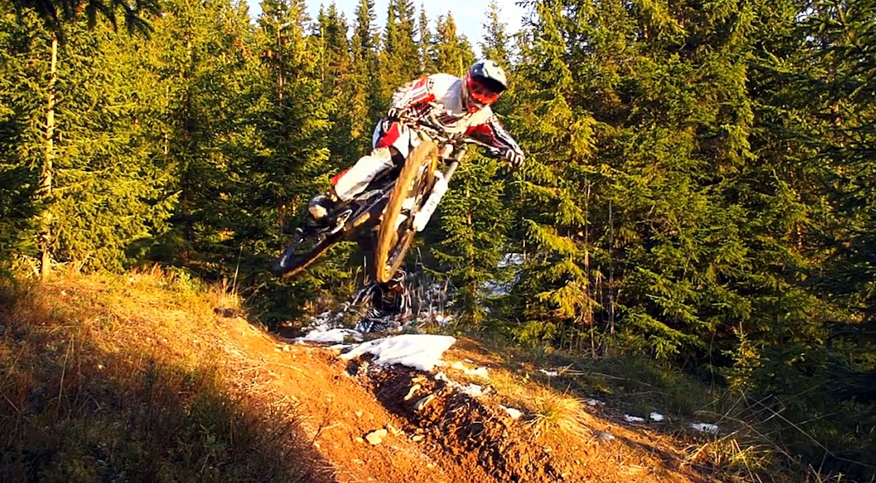 OLD SCHOOL: En av Hafjells feteste ikke-maskinbygde løyper! OLD SCHOOL: En av Hafjells feteste ikke-maskinbygde løyper!