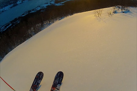 FIN UTSIKT: Geir Bottolfs koste seg fælt i Norefjellspudder i dag. FIN UTSIKT: Geir Bottolfs koste seg fælt i Norefjellspudder i dag.