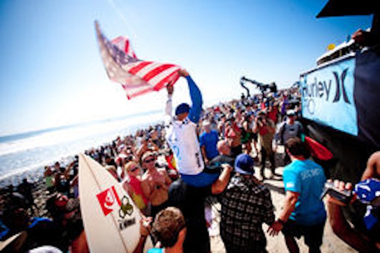 TRADISJON: Kelly Slater vant nok en gang på Trestles i Sør-California. Foto: ASP WORLD TOUR TRADISJON: Kelly Slater vant nok en gang på Trestles i Sør-California. Foto: ASP WORLD TOUR