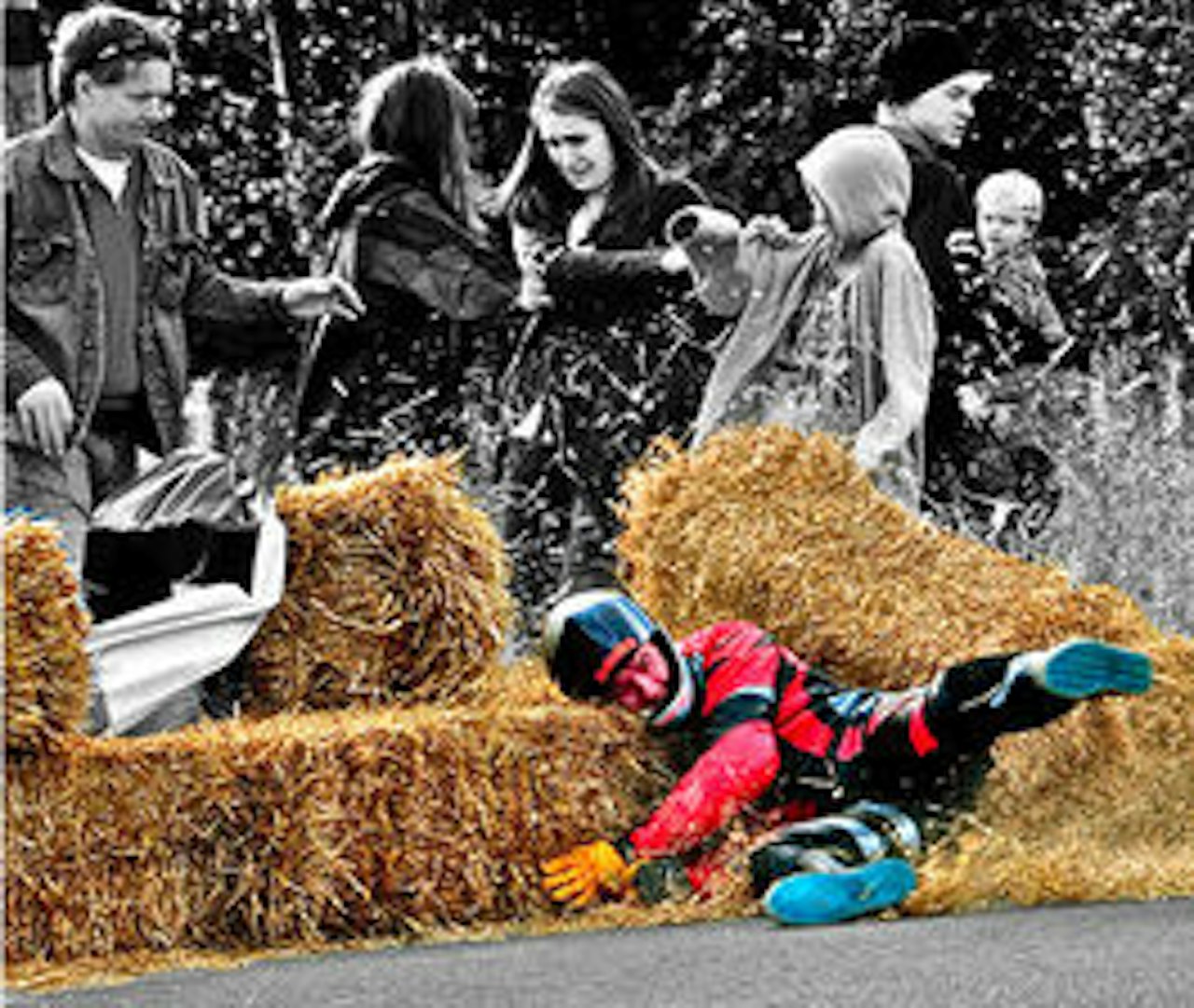 ASFALTACTION: På lørdag blir det høyballer og asfalt i Tryvann. ASFALTACTION: På lørdag blir det høyballer og asfalt i Tryvann.