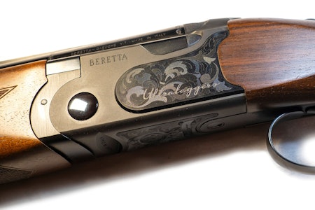 BERETTA: Verdens eldste våpenleverandør. JEGER har testet 13 hagler fra Beretta. gravyren på beretta ultraleggero hagle