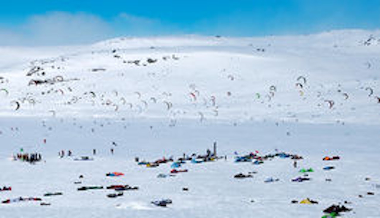PÅ VIDDA: Vindkast opp mot 30 m/s ventet de 110 startende av Ragnarok. Bilde: Michaela Gahmberg PÅ VIDDA: Vindkast opp mot 30 m/s ventet de 110 startende av Ragnarok. Bilde: Michaela Gahmberg