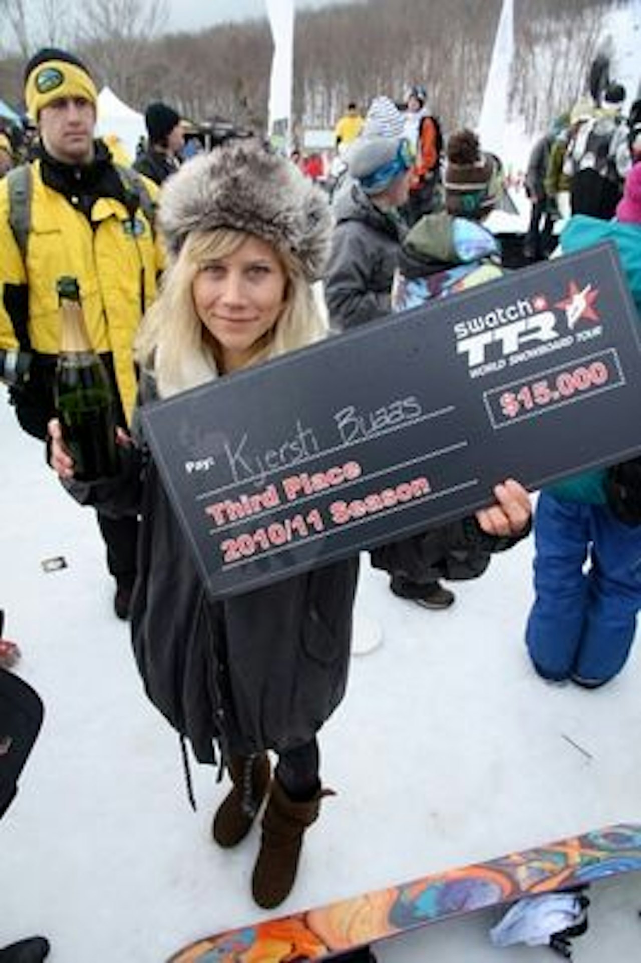 PÅ TREDJE: Kjersti Buaas klatret opp på tredjeplass i TTR i sesongens siste konkurranser. PÅ TREDJE: Kjersti Buaas klatret opp på tredjeplass i TTR i sesongens siste konkurranser.