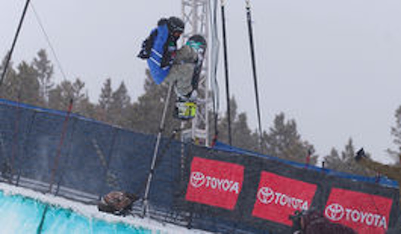 PÅ TREDJE: Linn Haug ble eneste norske som tok seg videre fra første runde. Foto: allisports.com PÅ TREDJE: Linn Haug ble eneste norske som tok seg videre fra første runde. Foto: allisports.com