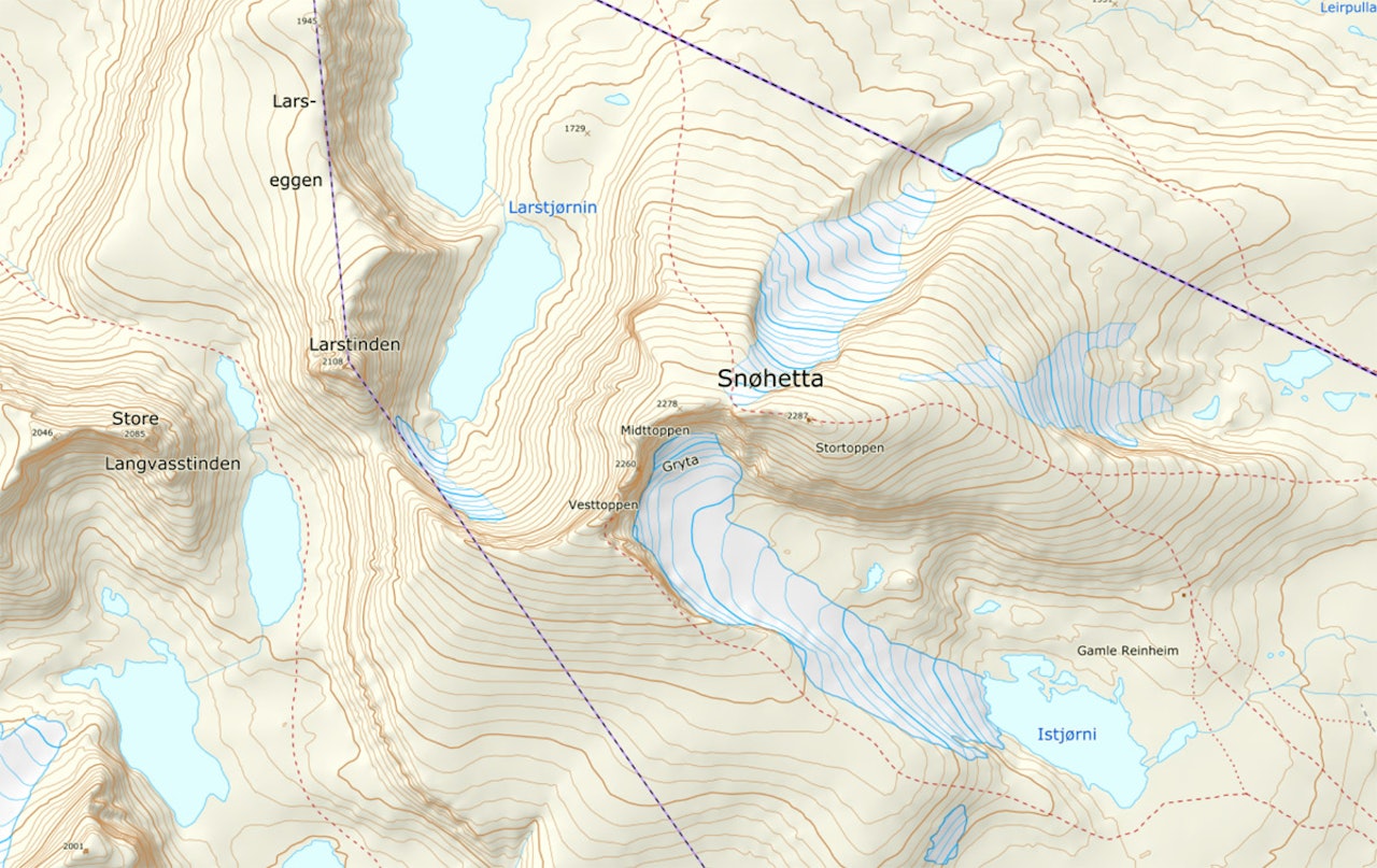 ULYKKE: Mannen i 30-åra omkom da han falt ned fra Hettpiggen (2 261 moh), som er en av toppene som bestiges i forbindelse med klatreturen Snøhettatraversen. Hettpiggen ligger mellom Midt- og Vesttoppen. ULYKKE: Mannen i 30-åra omkom da han falt ned fra Hettpiggen (2 261 moh), som er en av toppene som bestiges i forbindelse med klatreturen Snøhettatraversen. Hettpiggen ligger mellom Midt- og Vesttoppen.