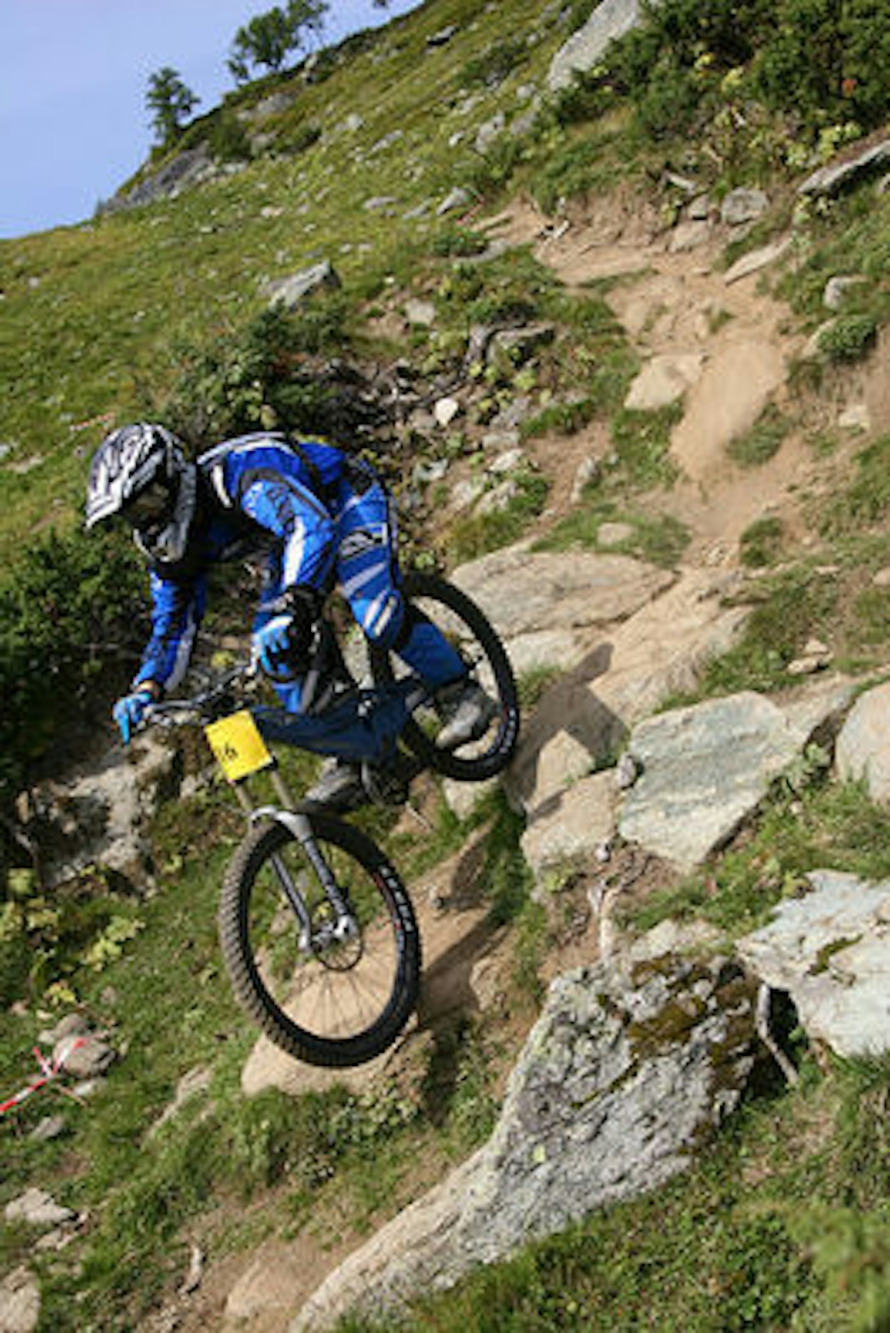 KREVENDE: Løypa i Hovden er bratt og steinete. KREVENDE: Løypa i Hovden er bratt og steinete.