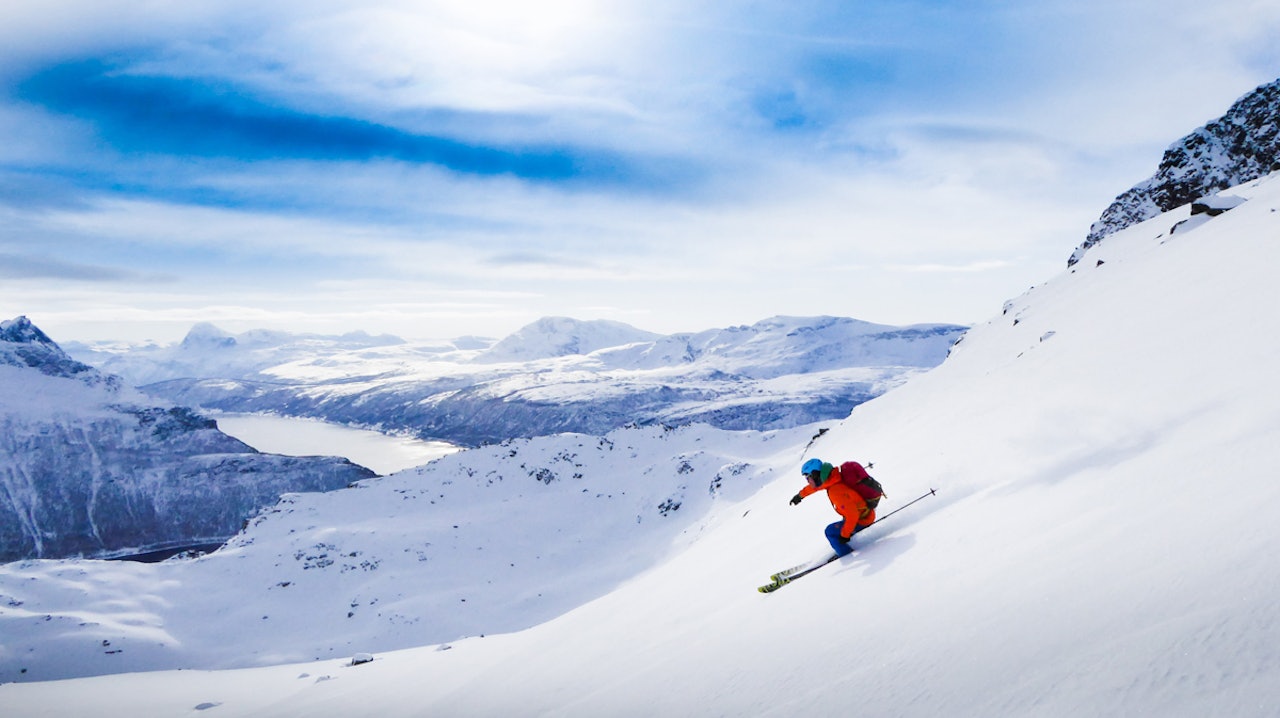 NYDELIGE OMGIVELSER: Andørja i Troms er litt av et toppturparadis, noe Signar André Nilsens film beviser til gangs. NYDELIGE OMGIVELSER: Andørja i Troms er litt av et toppturparadis, noe Signar André Nilsens film beviser til gangs.