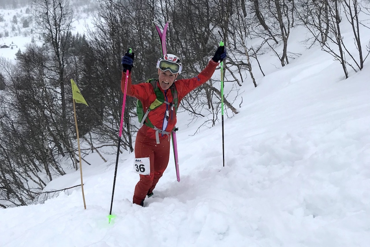 Hildegunn Gjertrud Hovdenak ble nummer to i dameklassen på Stryn Rando 2018. Foto: Johan Olai Svidal