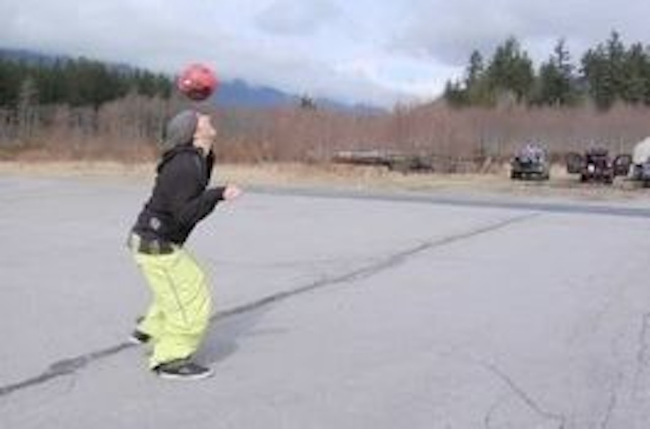 I denne episoden trikser Terje i Whistler... Foto: Skjermbilde nrk.no I denne episoden trikser Terje i Whistler... Foto: Skjermbilde nrk.no