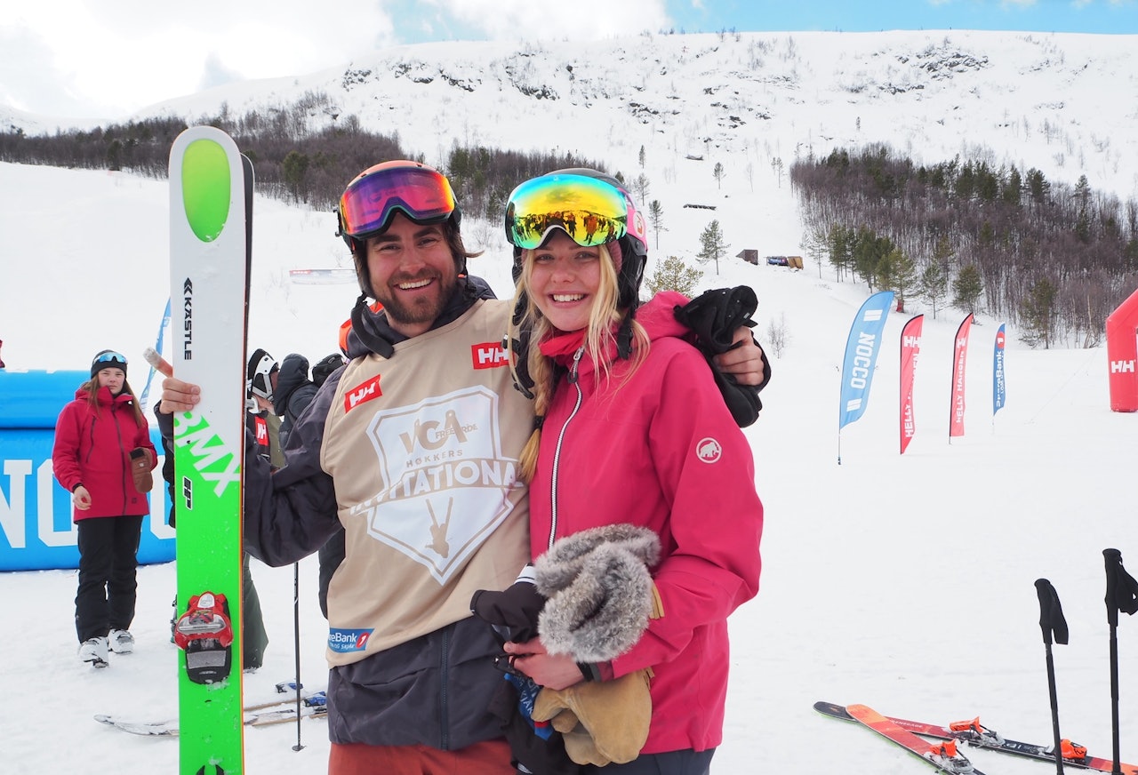 50 000KR RIKERE: Risvoll og Medhus kan smile hele veien til banken. I bakgrunnen sees konkurranse-facen. Foto: Brynjar Åmot 50 000KR RIKERE: Risvoll og Medhus kan smile hele veien til banken. I bakgrunnen sees konkurranse-facen. Foto: Brynjar Åmot