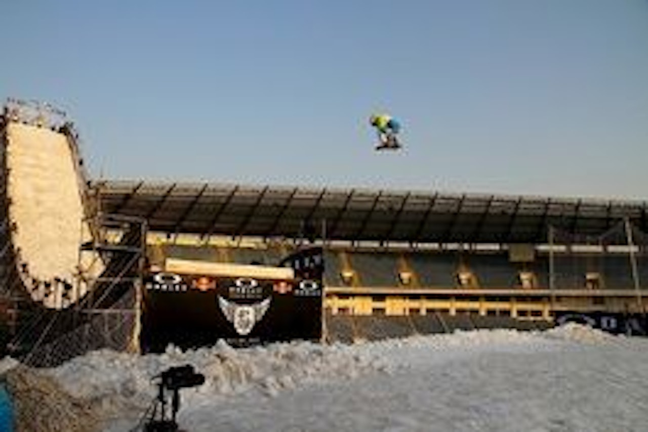 NYTT TRIKS: Gjermund Bråten landet switch backside dobbelcork 1080. Foto: Thomas Harstad NYTT TRIKS: Gjermund Bråten landet switch backside dobbelcork 1080. Foto: Thomas Harstad