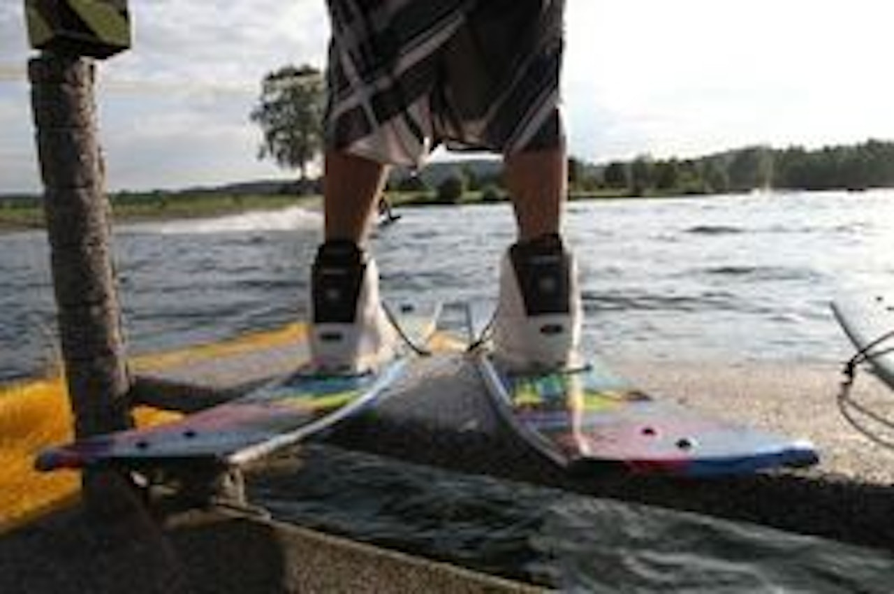 ALT KLART: I en av verdens beste kabelparker. ALT KLART: I en av verdens beste kabelparker.